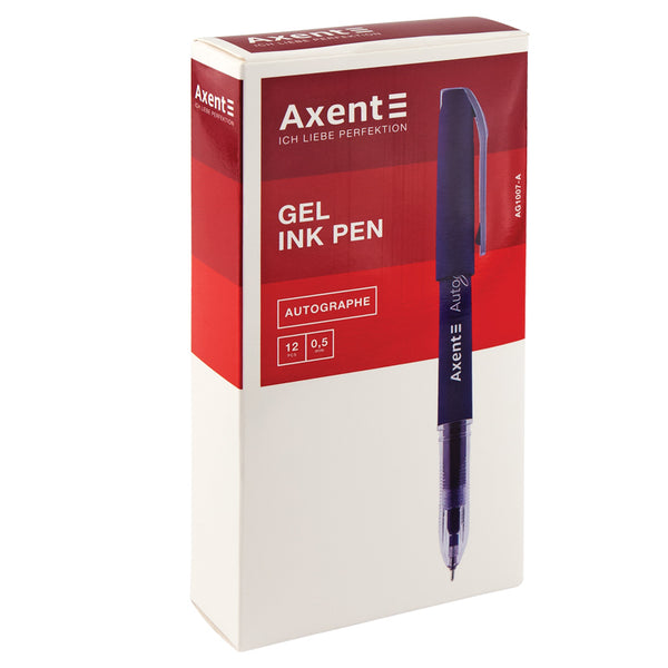 Gelschreiber Axent Autographe AG1007-01-A, 0,5 mm, schwarz