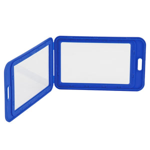 Vertikale Badge Axent 4530-07-A, 54x85 mm, blau