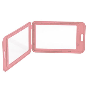 Vertikale Badge Axent 4530-10-A, 54x85 mm, rosa