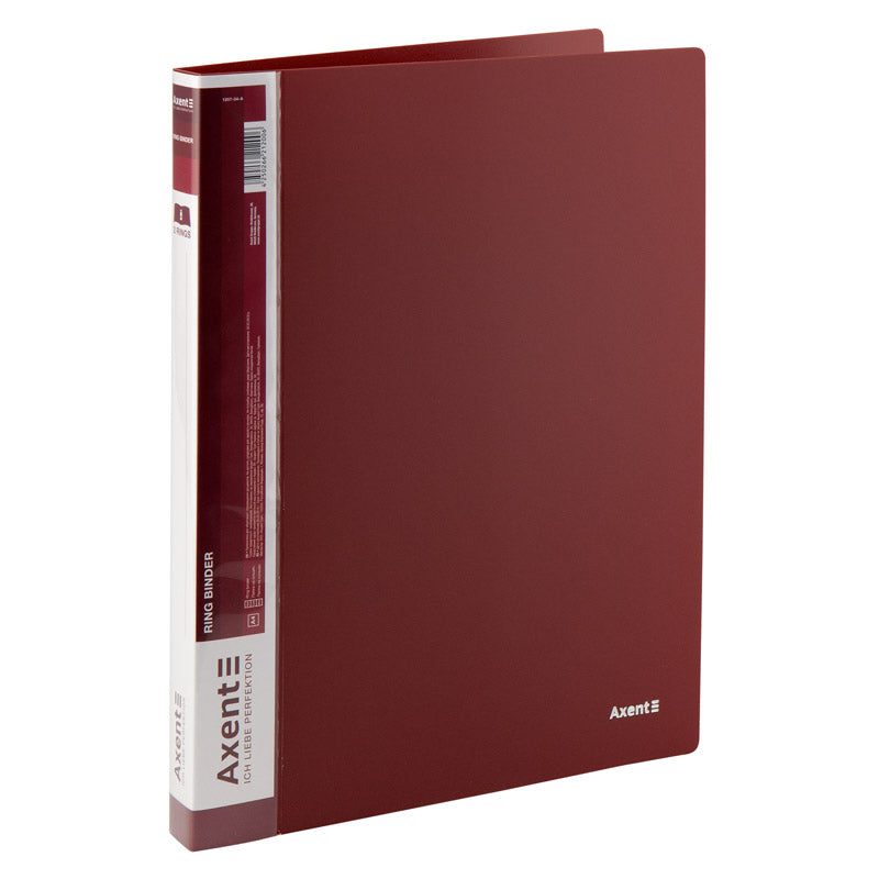 Ordner mit 2 Ringen Axent 1207-04-A, A4, 25 mm, bordeaux
