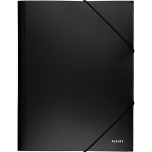 Folder with elastic bands Axent 1508-01-A, А4, black
