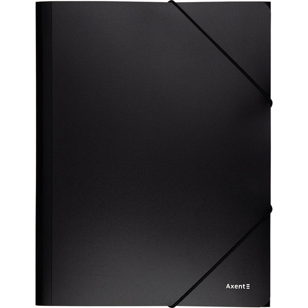 Folder with elastic bands Axent 1508-01-A, А4, black