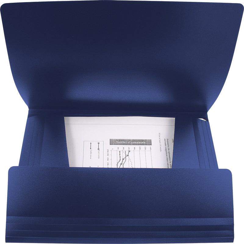 Eckspanner-Mappe Axent 1508-02-A, A4, blau