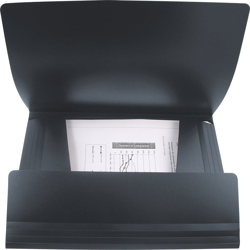 Eckspanner-Mappe Axent 1508-03-A, A4, grau