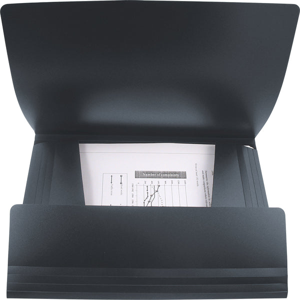 Folder with elastic bands Axent 1508-03-A, А4, grey