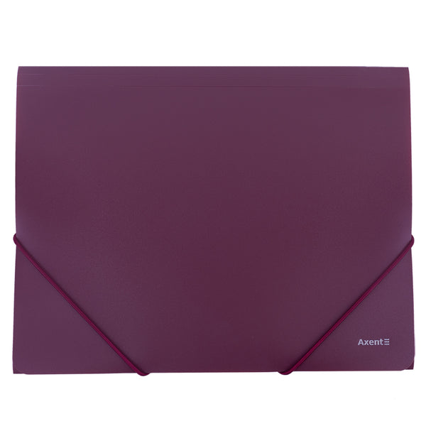 Eckspanner-Mappe Axent 1508-04-A, A4, bordeaux