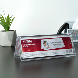 Kartenständer Axent 4538-A, 199x70 mm, horizontal