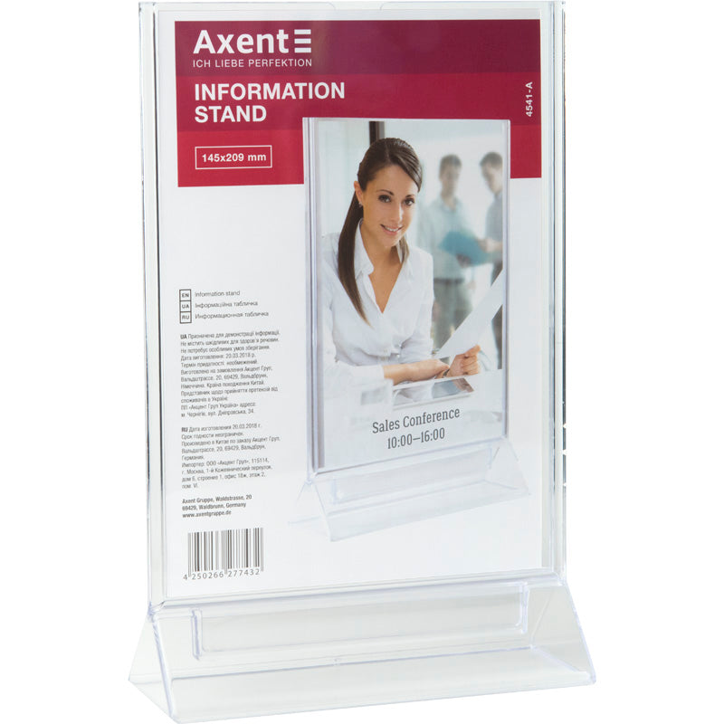Kartenständer Axent 4541-A, A5, vertikal