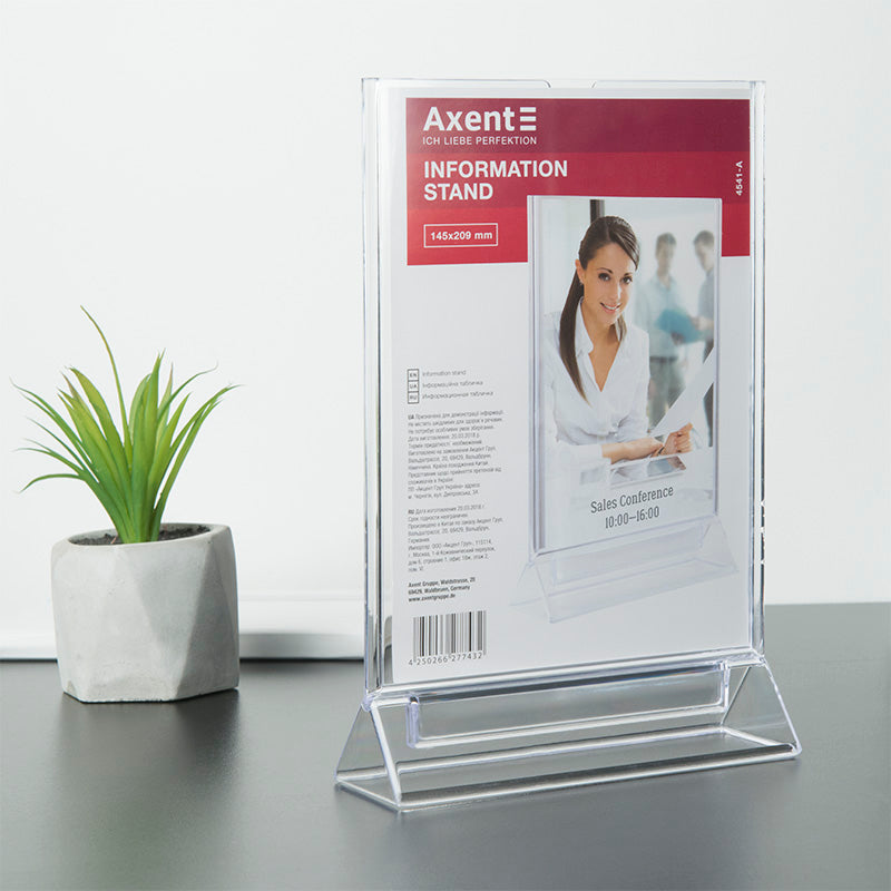 Kartenständer Axent 4541-A, A5, vertikal