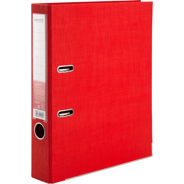 Lever-arch file Axent Prestige+ 1721-06C-A, 5 cm, double-sided, assembled, red
