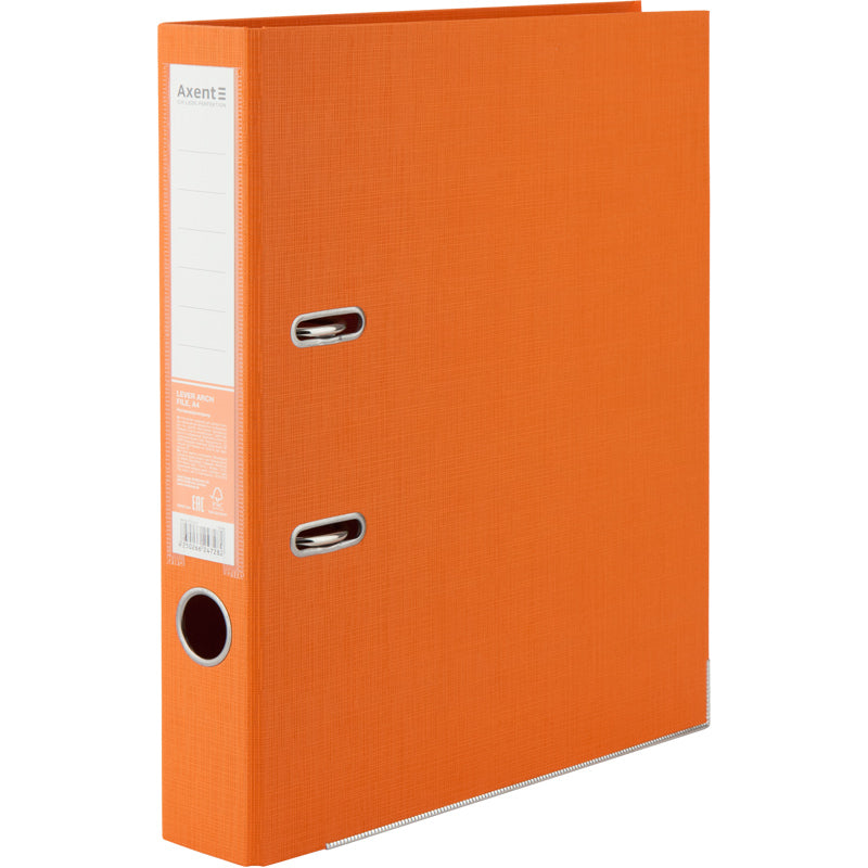 Ordner Axent Prestige+ 1721-12C-A, beidseitige, A4, 50 mm, montiert, orange