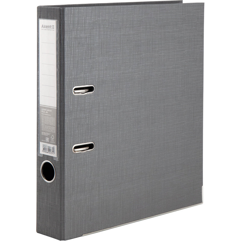 Ordner Axent Prestige+ 1721-34C-A, beidseitige, A4, 50 mm, montiert, silber