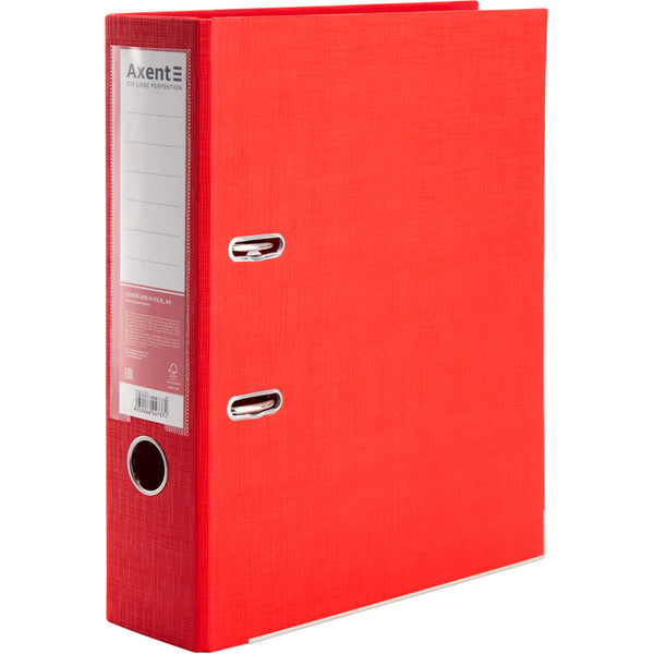 Ordner Axent Prestige+ 1722-06C-A, beidseitige, A4, 75 mm, kollationiert, rot