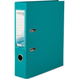 Lever-arch file Delta, 7,5 cm, double-sided, assembled, turquoise
