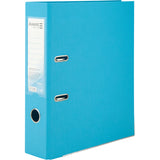 Lever-arch file Delta, 7,5 cm, double-sided, assembled,  light blue