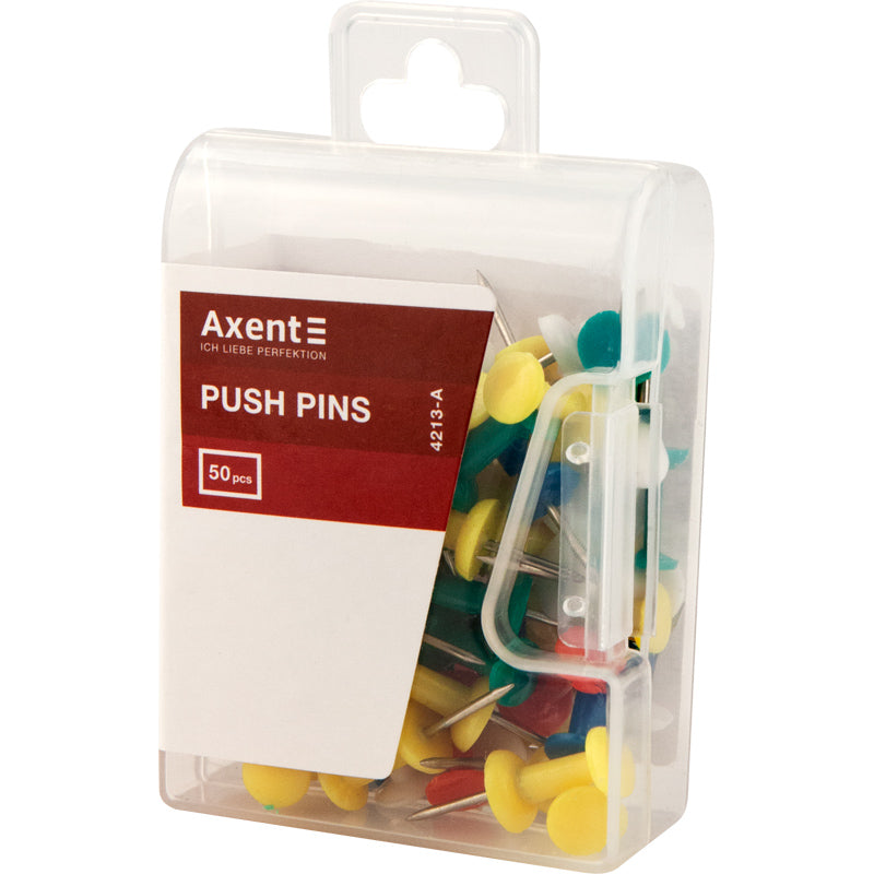 Pinnadeln Axent 4213-A, 50 Stück, farbige