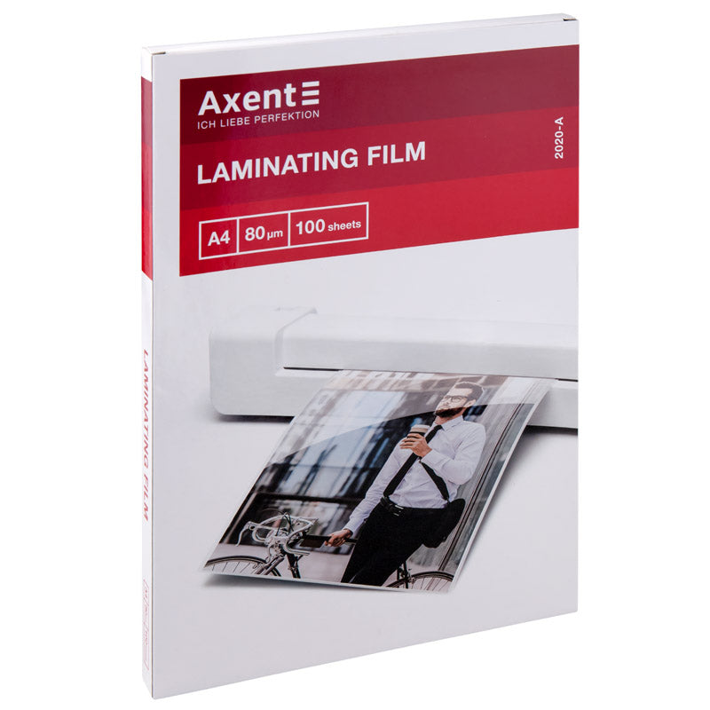 Laminierfolie Axent 2020-A, 80 µm, A4, 216x303 mm, 100 Stück