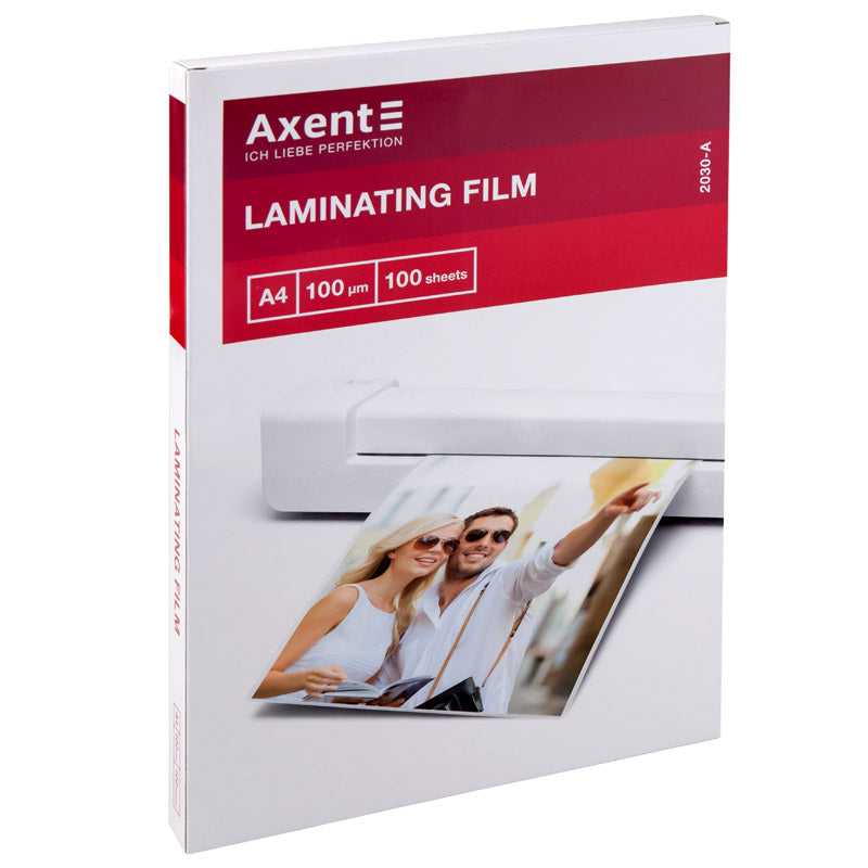 Laminierfolie Axent 2030-A, 100 µm, A4, 216x303 mm, 100 Stück