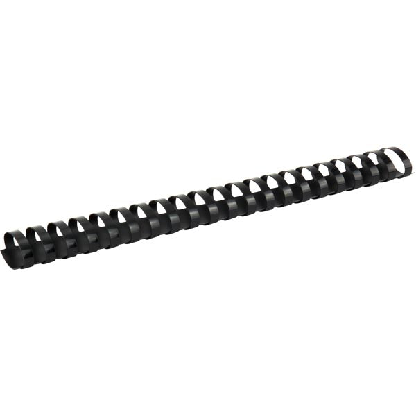 Plastic comb ring, 32 mm, black, 50 pcs.