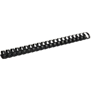 Plastic comb ring, 32 mm, black, 50 pcs.