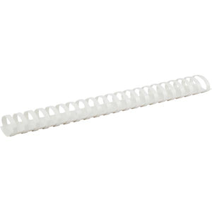 Plastic comb ring, 38 mm, white, 50 pcs.