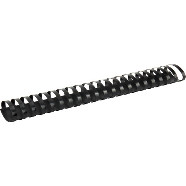 Plastic comb ring, 45 mm, black, 50 pcs.