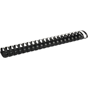 Plastic comb ring, 45 mm, black, 50 pcs.