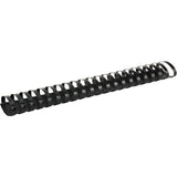 Plastic comb ring, 45 mm, black, 50 pcs.
