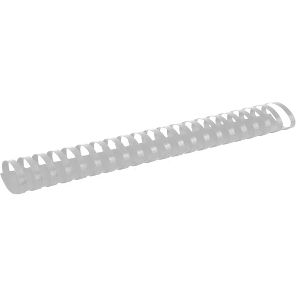 Plastic comb ring, 45 mm, white, 50 pcs.