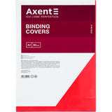 Kunststoffabdeckung Axent 2720-06-A, A4, 50 Stück, transparente rot