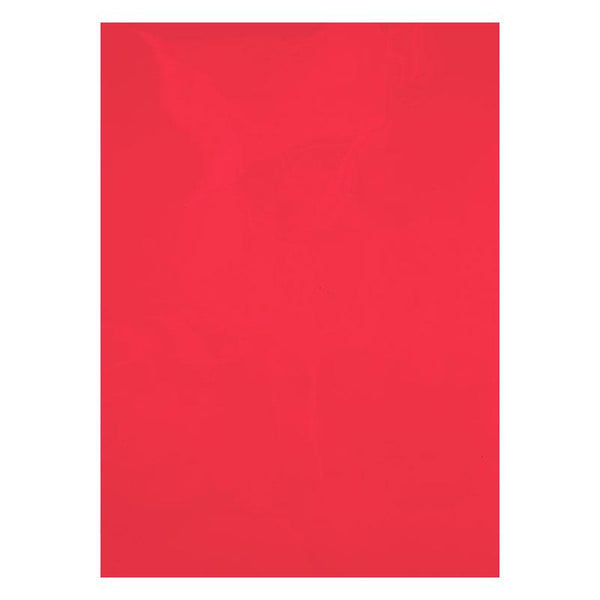PVC cover, A4, 50 pcs., 180 microns, transparent red