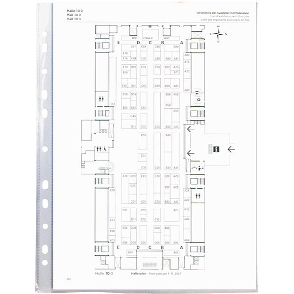 Prospekthülle Delta Economy D1003, A4+, glänzend, 20 µm, 100 St.
