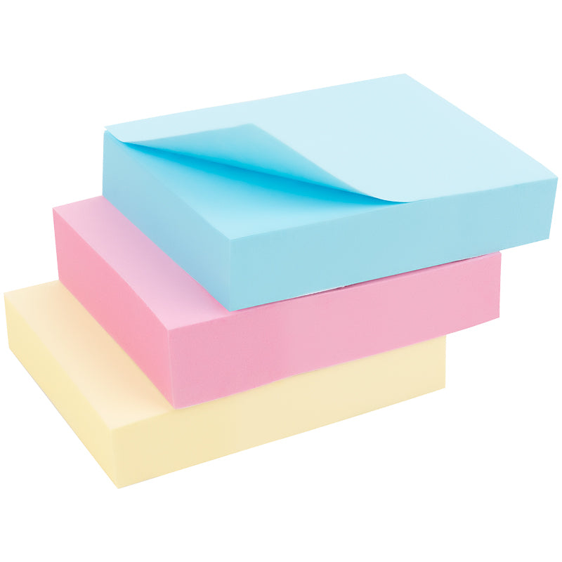 Haftnotizblock Delta D3311, 50x40 mm, 3 Blocke a 100 Blatt, sortiert
