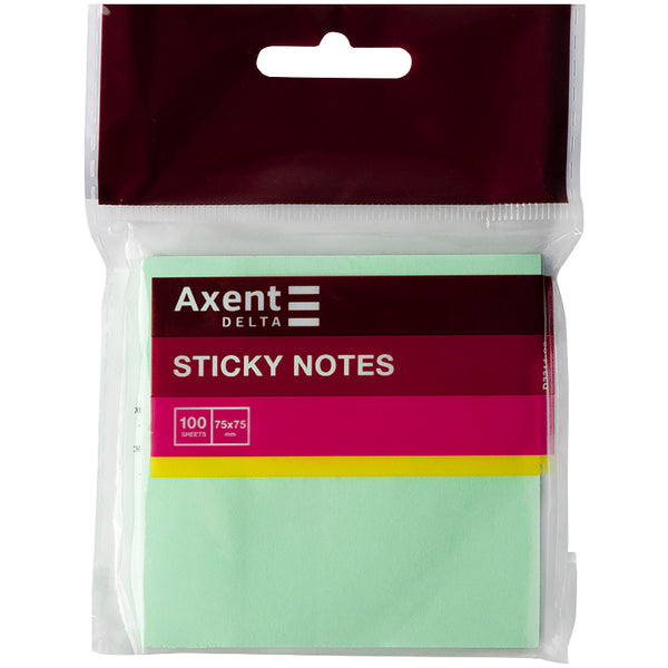 Sticky notes Delta D3314-02 75x75 mm, 100 sheets, green