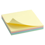 Haftnotizblock Delta D3325-01, 75x75 mm, Haftnotizblock, 100 Blatt, pastellfarben