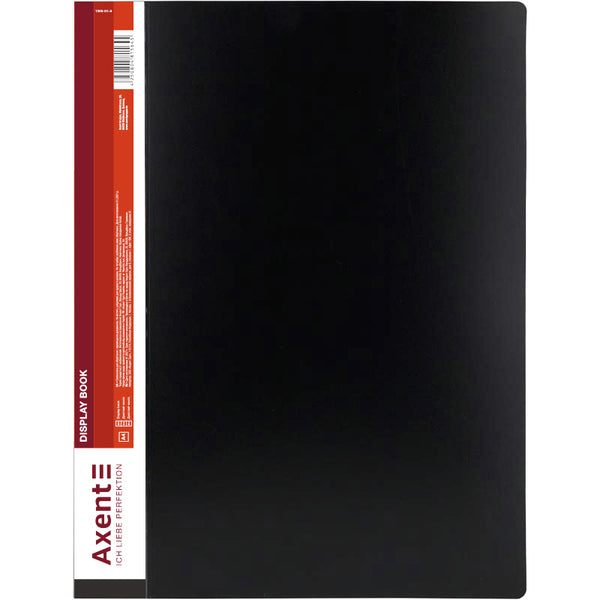 Display-book, 100 files, black