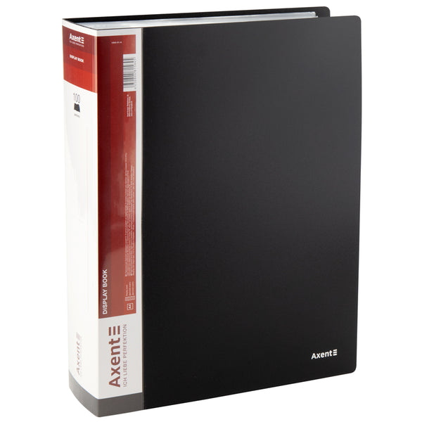 Display-book, 100 files, black