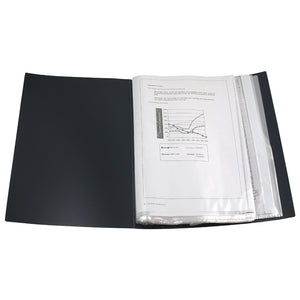 Display-book, 100 files, black