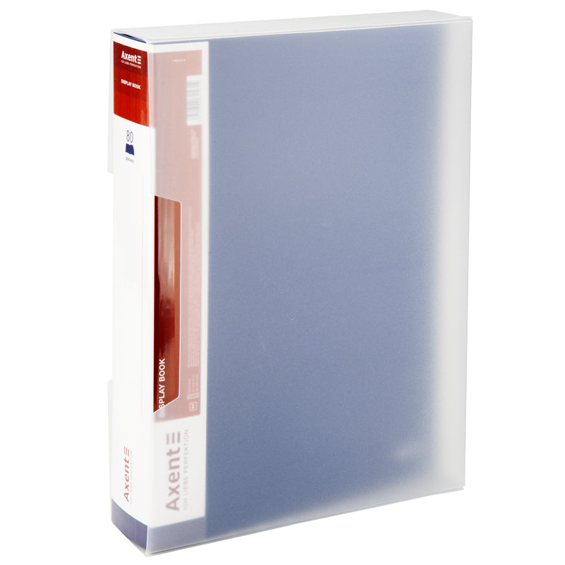 Sichtbuch Axent 1280-02-A, A4, 80 Hüllen, blau