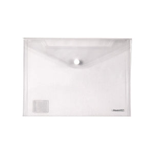 Folder with button Axent 1522-27-A, А5, transperent