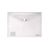 Folder with button Axent 1522-27-A, А5, transperent