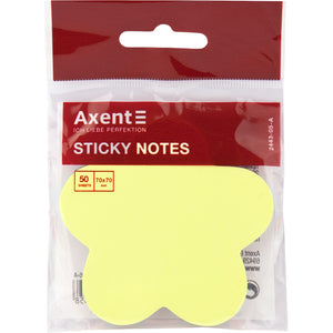 Haftnotizblock Axent 2443-05-A, 70x70 mm, 50 Blätter, Blume