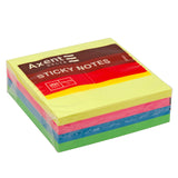 Haftnotizblock Delta D3351, 75x75 mm, Papierblock mit Kleberückseite, 250 Blatt, neonfarben