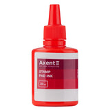 Stempelfarbe Axent 7301-06-A, 30 ml, rot