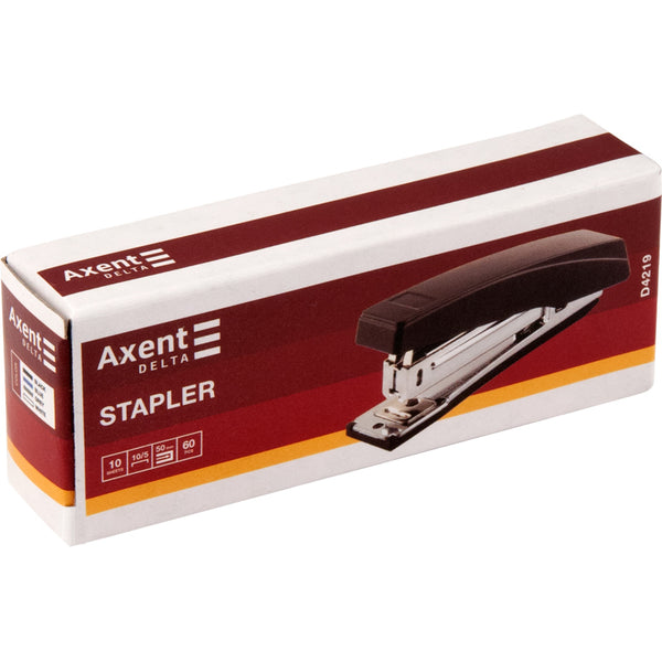 Heftgerät Nr. 10/5 Axent Delta D4219-01, Kunststoff, 10 Blatt, schwarz