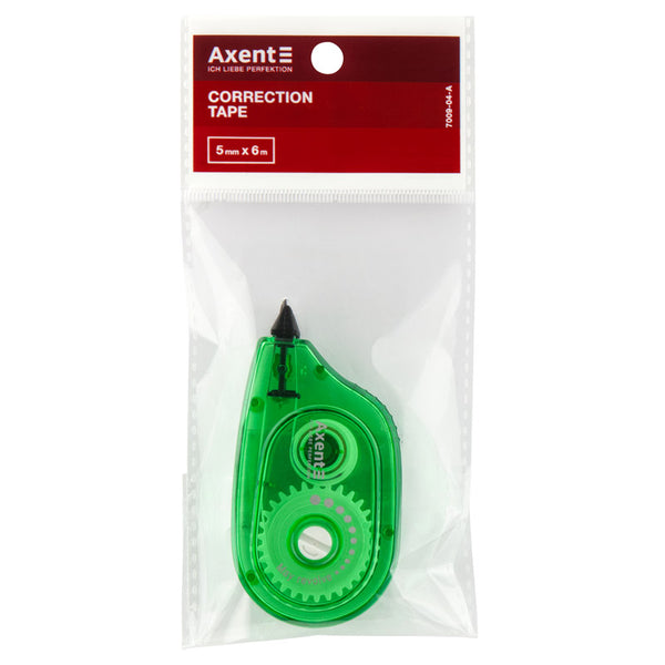 Korrekturroller Axent 7009-04-A, 5 mm x 6 m, grün