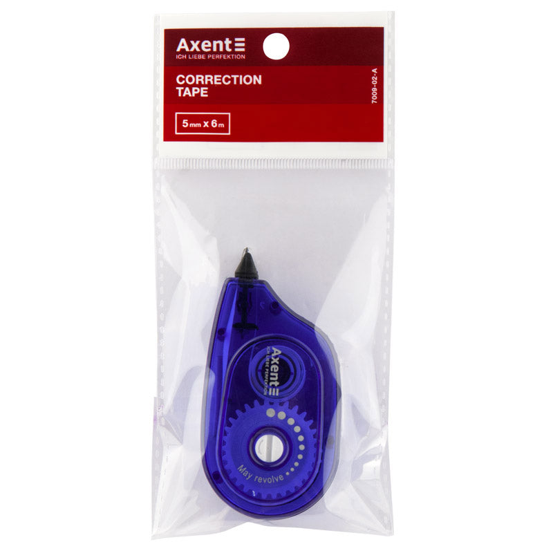 Korrekturroller Axent 7009-02-A, 5 mm x 6 m, blau