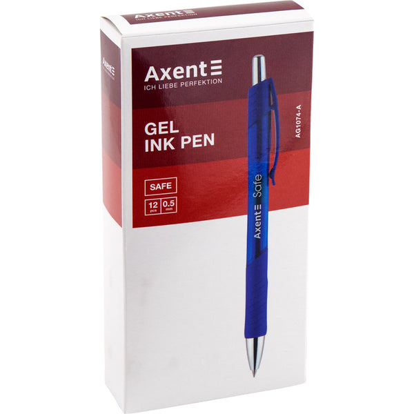 Gelschreiber Axent Safe AG1074-02-A, 0,5 mm, blau