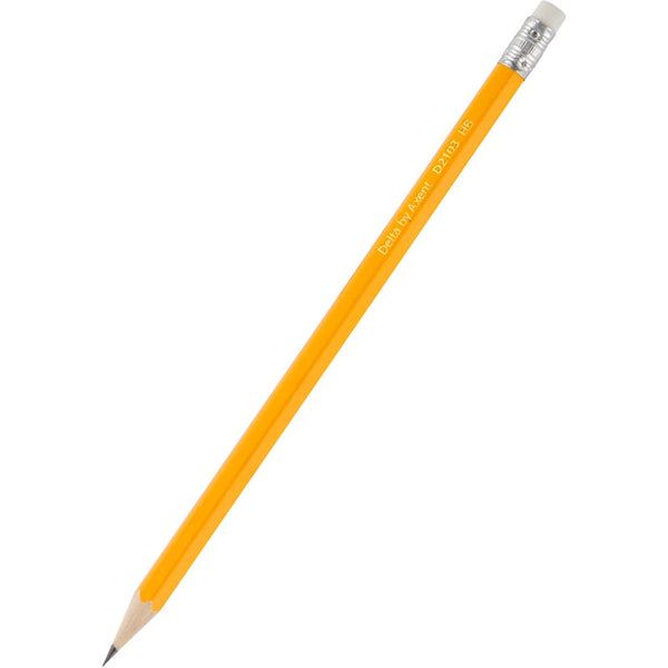 Bleistift mit Radiergummi Delta D2103, HB, 2 mm