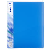 Folder with a hold down clip Axent 1301-22-A, blue